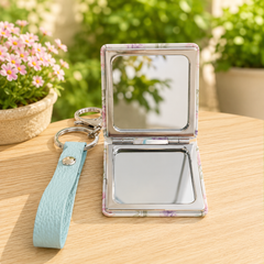 Pocket Mirror Keychain