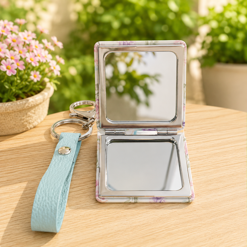 Pocket Mirror Keychain
