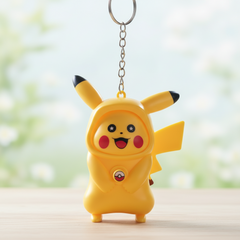 Pikachu Face Changing Keychain
