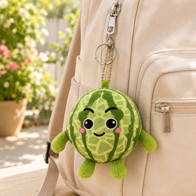Vegetable Soft Toy Keychain