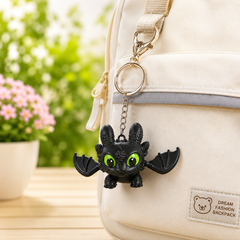 Night Fury Dragon Keychain