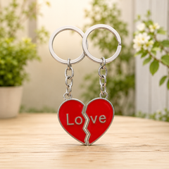 Magnetic Heart Couple Keychain