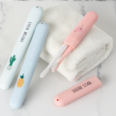 Portable Toothbrush Travel Case Printed