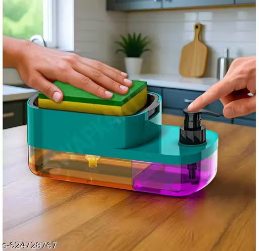 Plastic 3 in 1 Soap Pump Dispenser