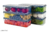 Fridge Storage Container box Pack of 6 -Grey