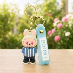 Labubu Farmhouse Keychain