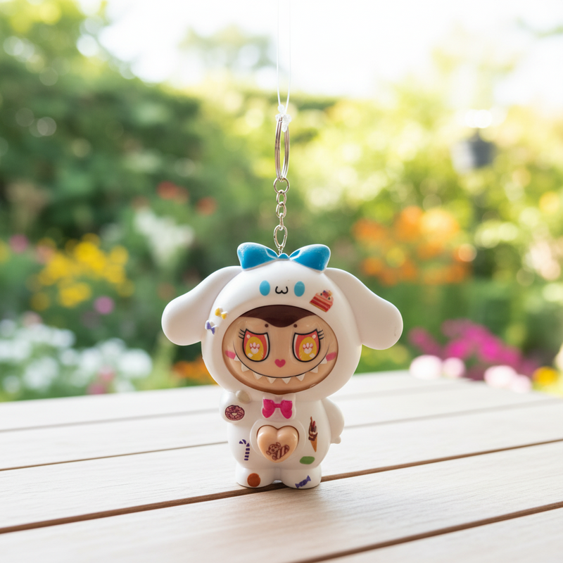 Labubu Face Changing Keychain