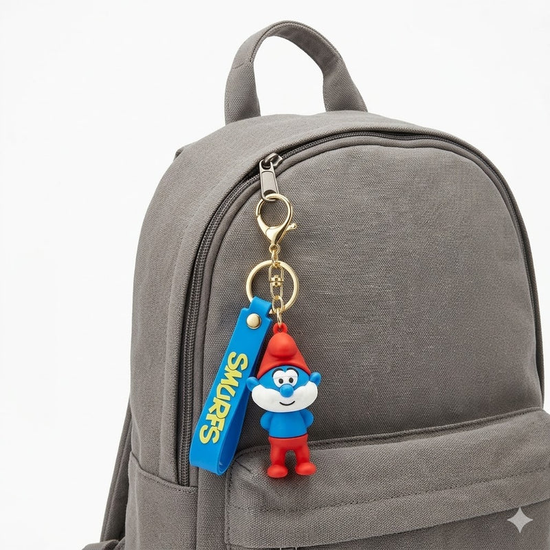 Smurf Keychain