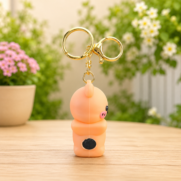 Cute Bear Couple Keychain