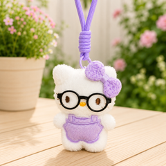 Cute Kitty Mini Soft Toy Keychain