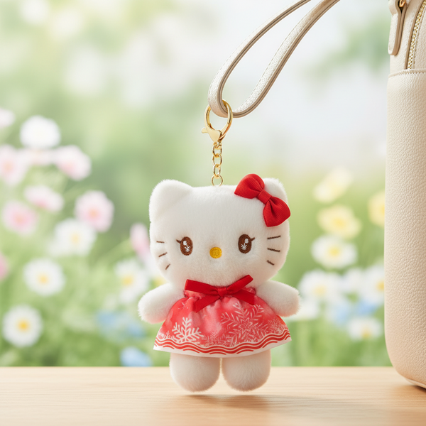 Kuromi Soft Toy Keychain