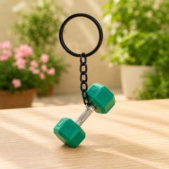 Dumbells Keychain