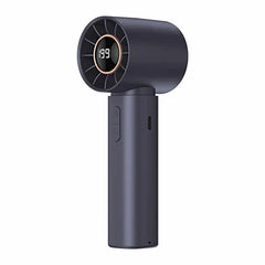 Turbo Powerful Portable USB Rechargeable Hand Fan | Super Speed + LED Display