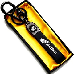 HONDA ACTIVA Premium Leather Keychain