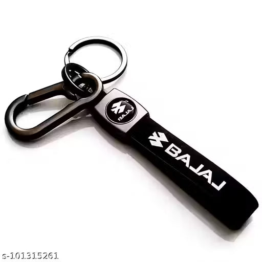 B A J A J   LEATHER Car Bike Bag KEYCHAIN