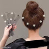 Invisible Flower U Shape Hair Finishing Fixer Wavy U Pin Hair Clip Combs