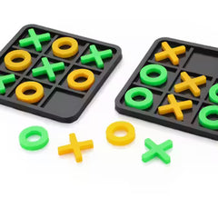 3D Tic Tac Toe Classic Mind Challenging Cross & Zero Family Board Game for Kids & Adults