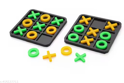 3D Tic Tac Toe Classic Mind Challenging Cross & Zero Family Board Game for Kids & Adults