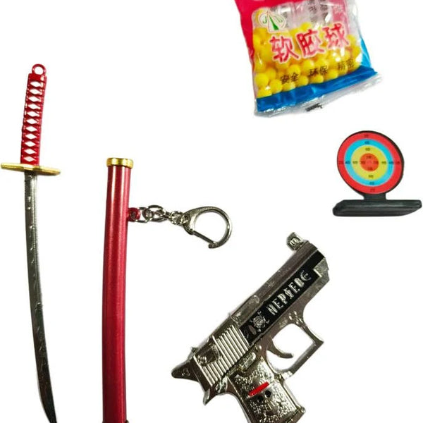MIni Gun with katana