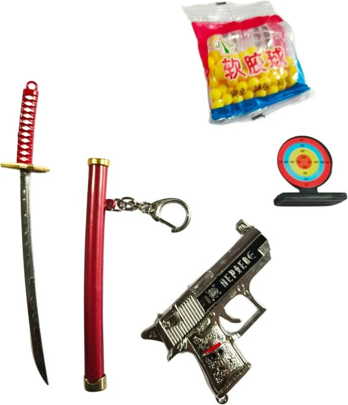 MIni Gun with katana