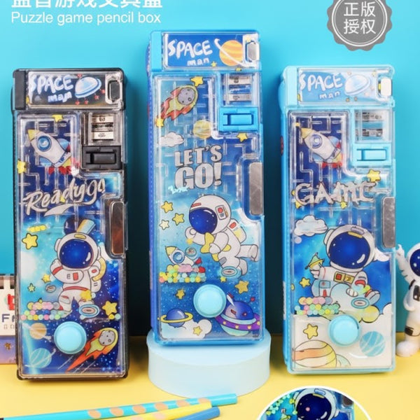 Space Man Puzzle Game Pencil Box