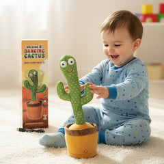 Dancing Cactus Talking Toy, Cactus Plush Toy  (Green)